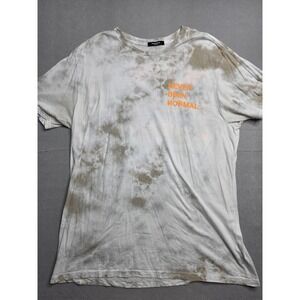 Bananas Monkey T-Shirt Men's XL Gray Never Been Normal Graphic‎ Cotton Pullover